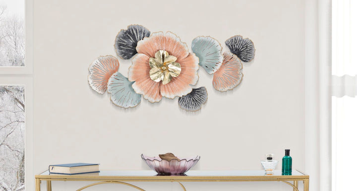 Metall Blume Wanddekoration