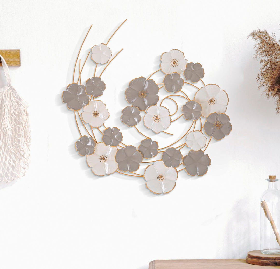 Metall Blume Wanddekoration