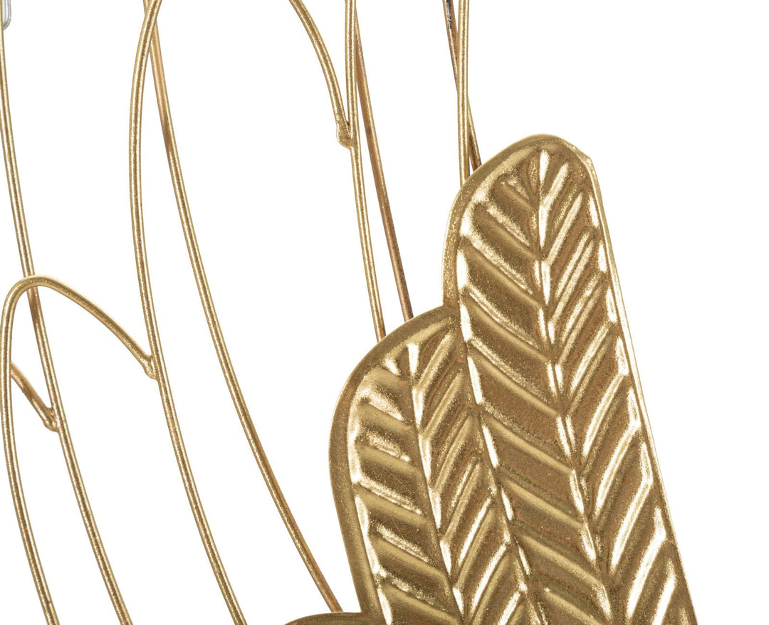 Gold Farbe Metall Engelsflügel Wanddekoration