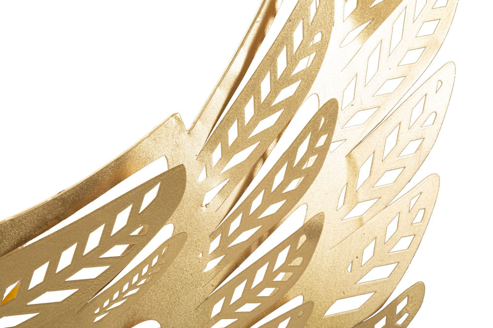 Gold Farbe Metall Engelsflügel Wanddekoration