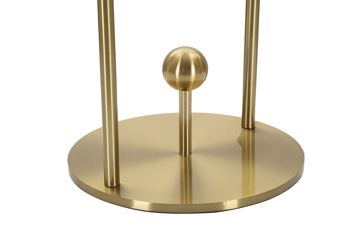 Goldene gewölbte Metall-Tischlampe