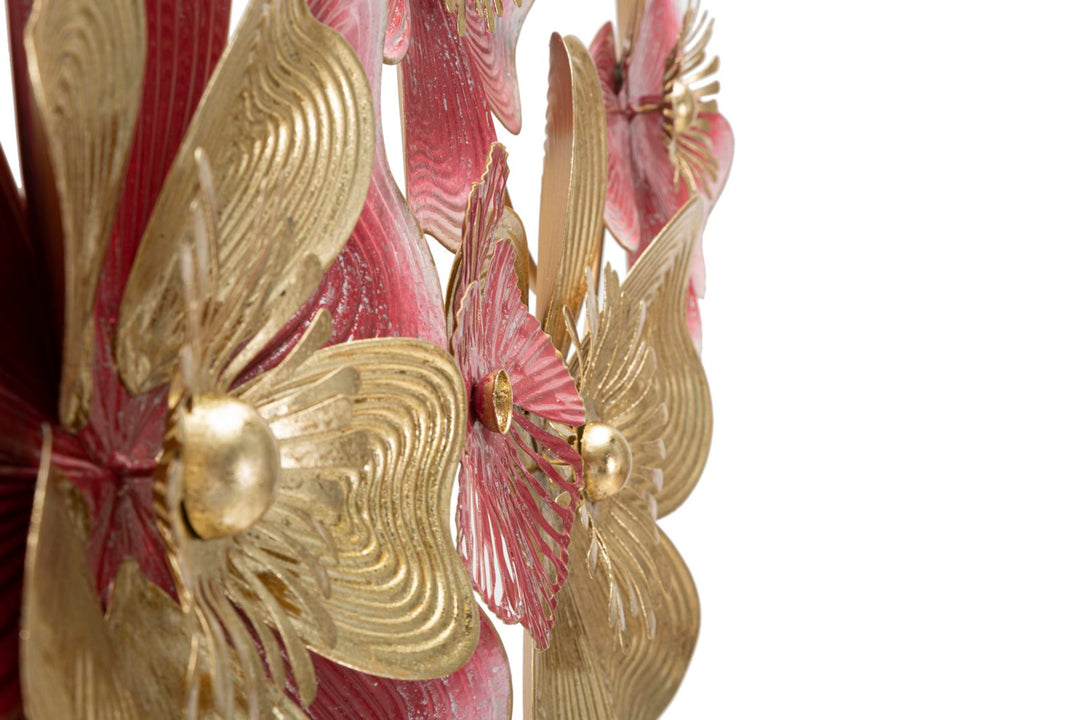 Metall Blume Wanddekoration