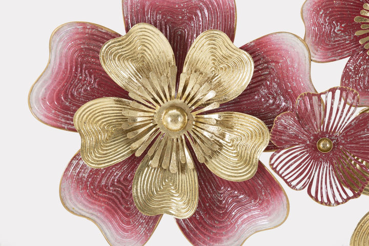 Metall Blume Wanddekoration