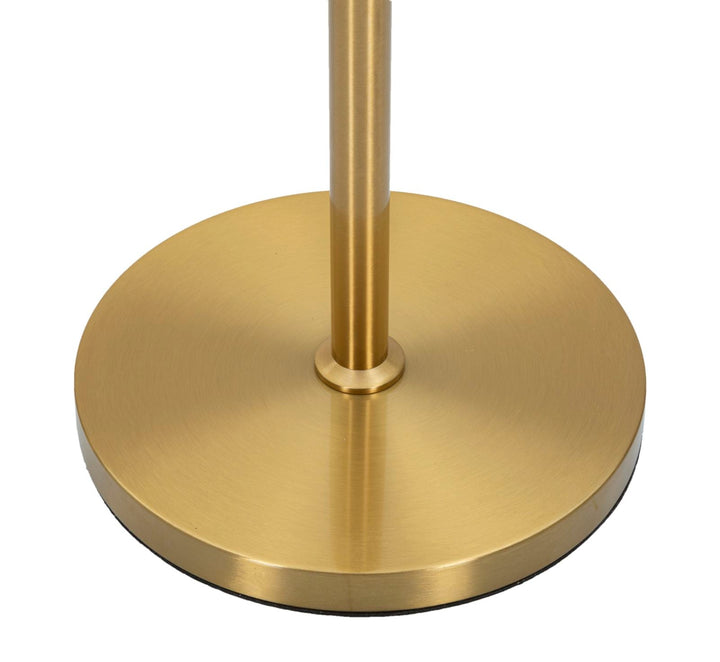 Luxuriöse Stehlampe in Gold und Weiß