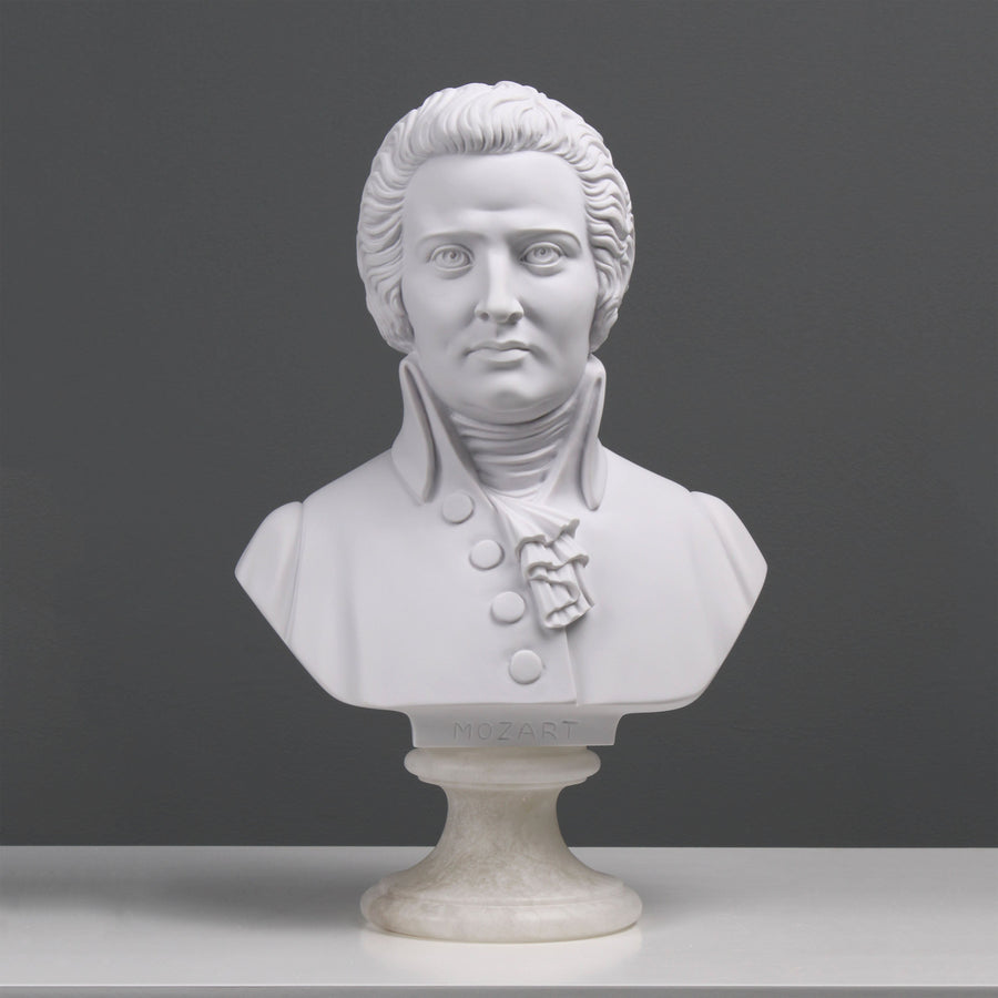 Mozart Büste Statue