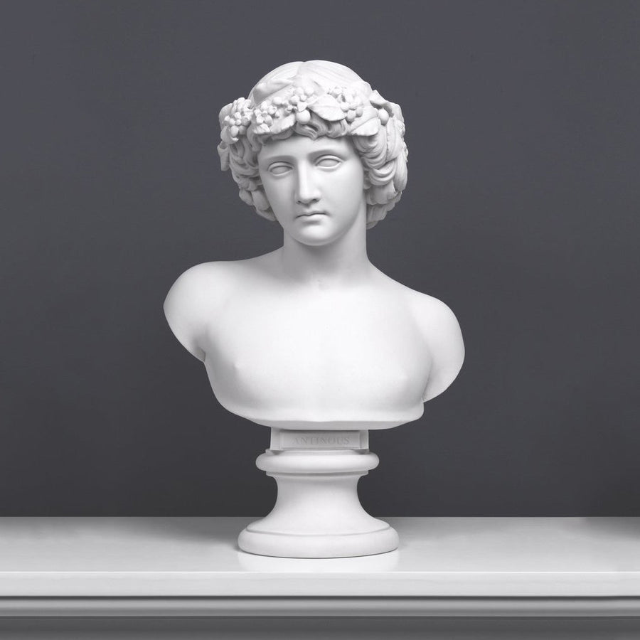 Antinous mit Bacchuskranz Büste