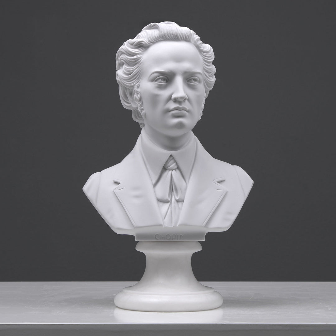 Chopin Büste Skulptur (Klein)