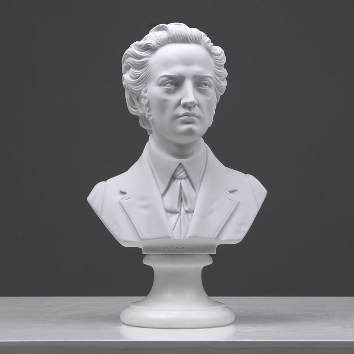 Chopin Büste Skulptur (Klein)