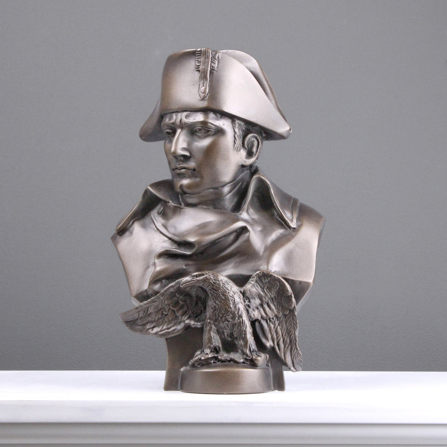 Napoleon mit Adler Büste (Bronze)