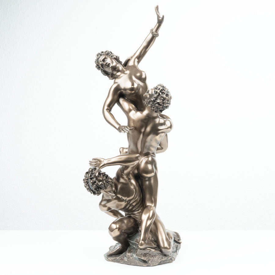 Raub der Sabinerinnen von Giambologna (Bronzierte Skulptur aus Kunstharz)