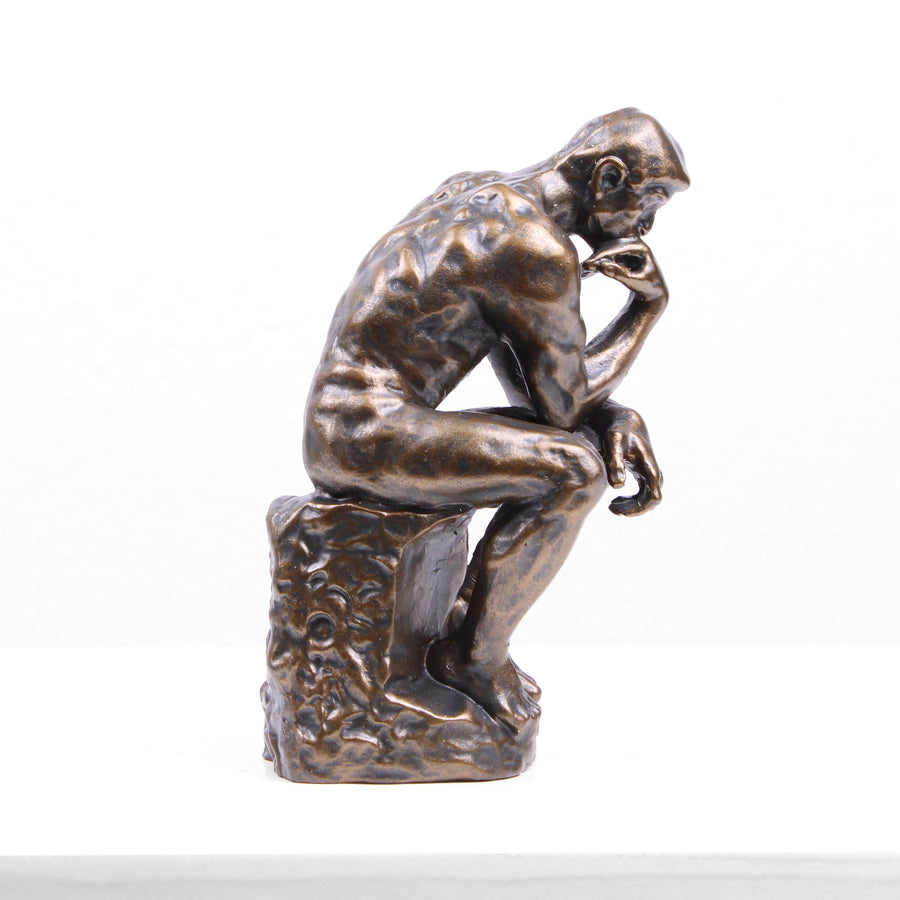 Der Denker Statue von Rodin (Bronzierte Skulptur aus Kunstharz)