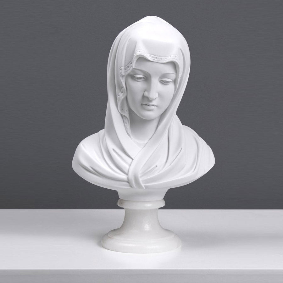 Jungfrau Maria Büste Skulptur (Mittel)