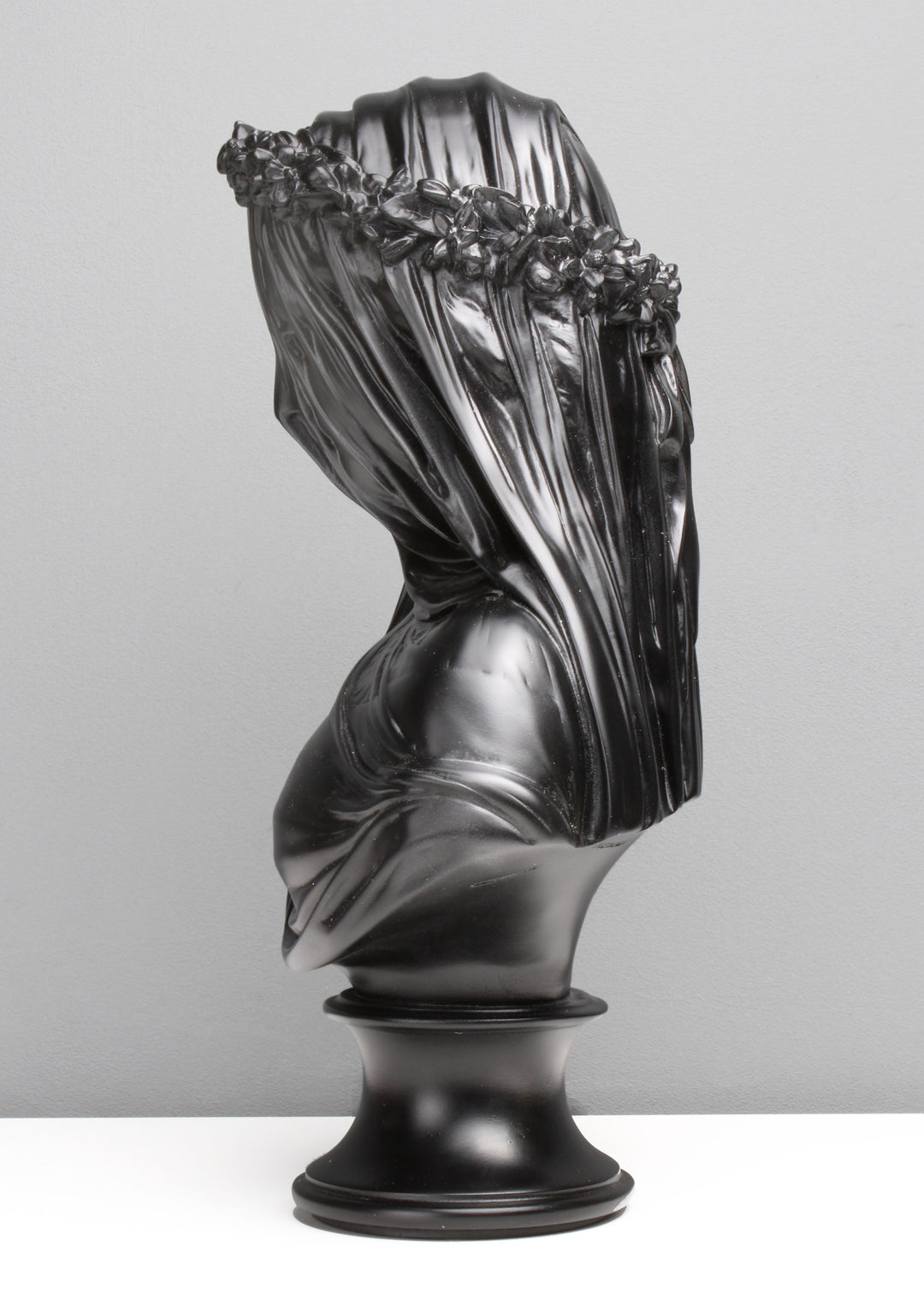 Verschleierte Dame Büste (Schwarz)