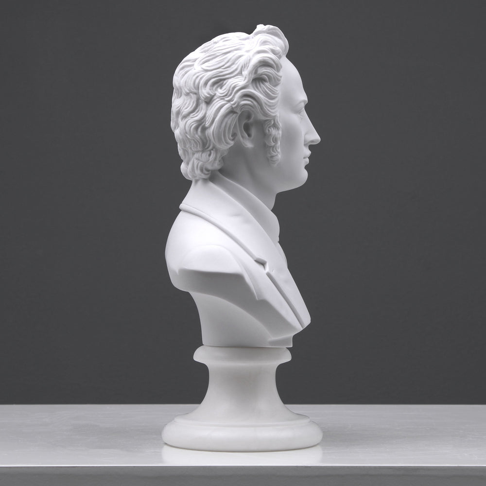 Chopin Büste Skulptur (Klein)