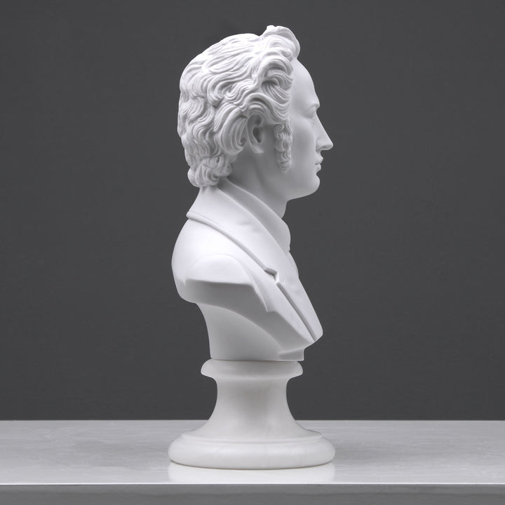 Chopin Büste Skulptur (Klein)