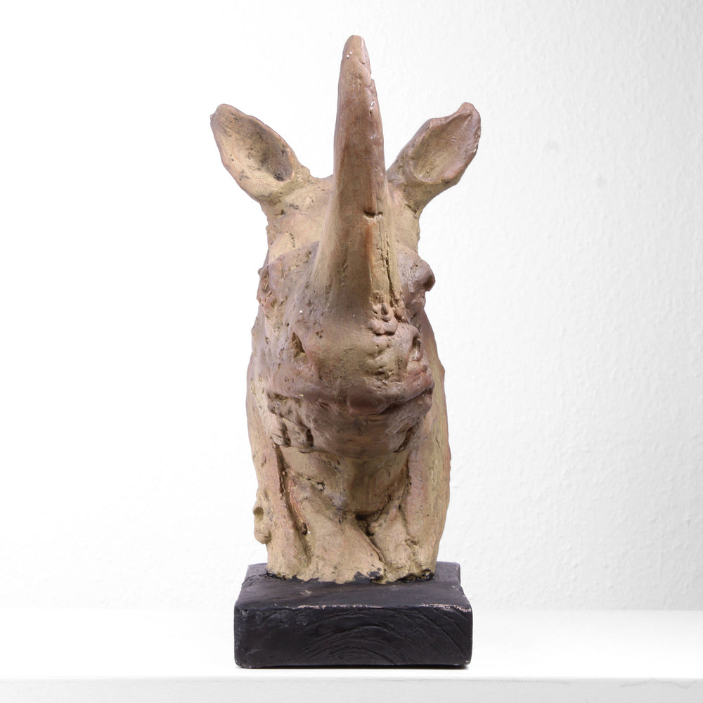 Große Nashornstatue (Kunstharz)