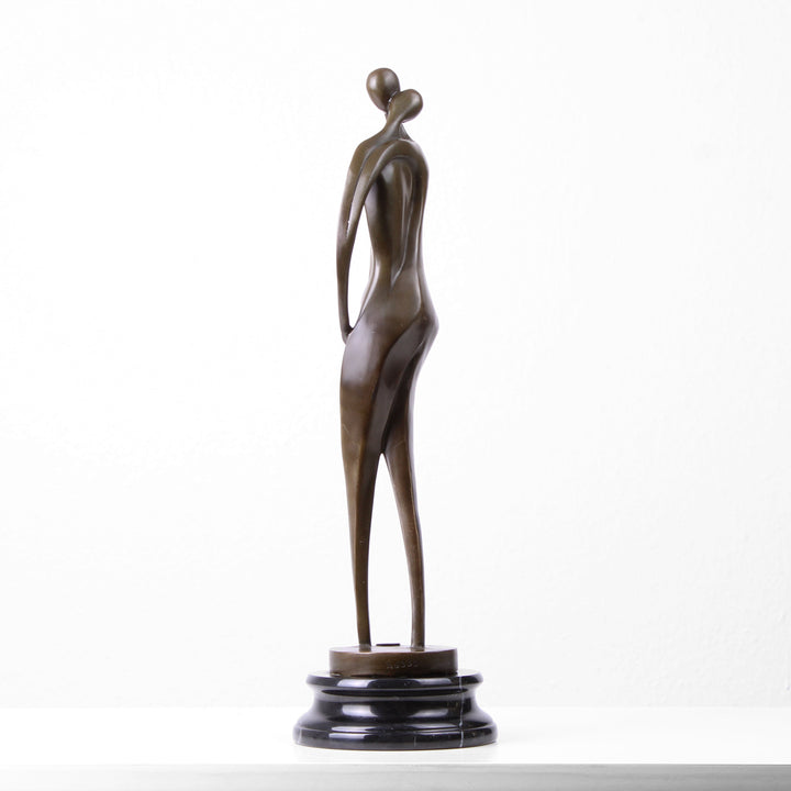 Liebespaar Skulptur (Bronze, Wachsguss)