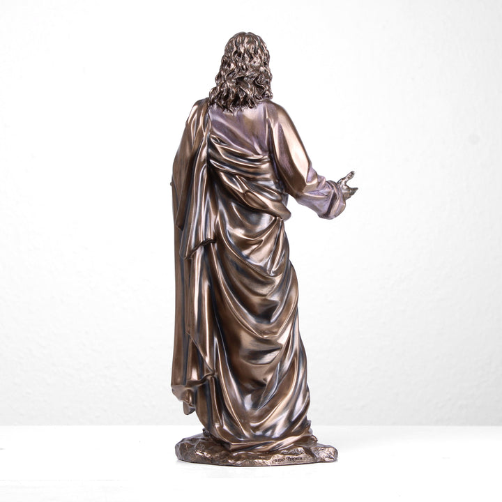 Jesus Christus (Bronzierte Skulptur aus Kunstharz)