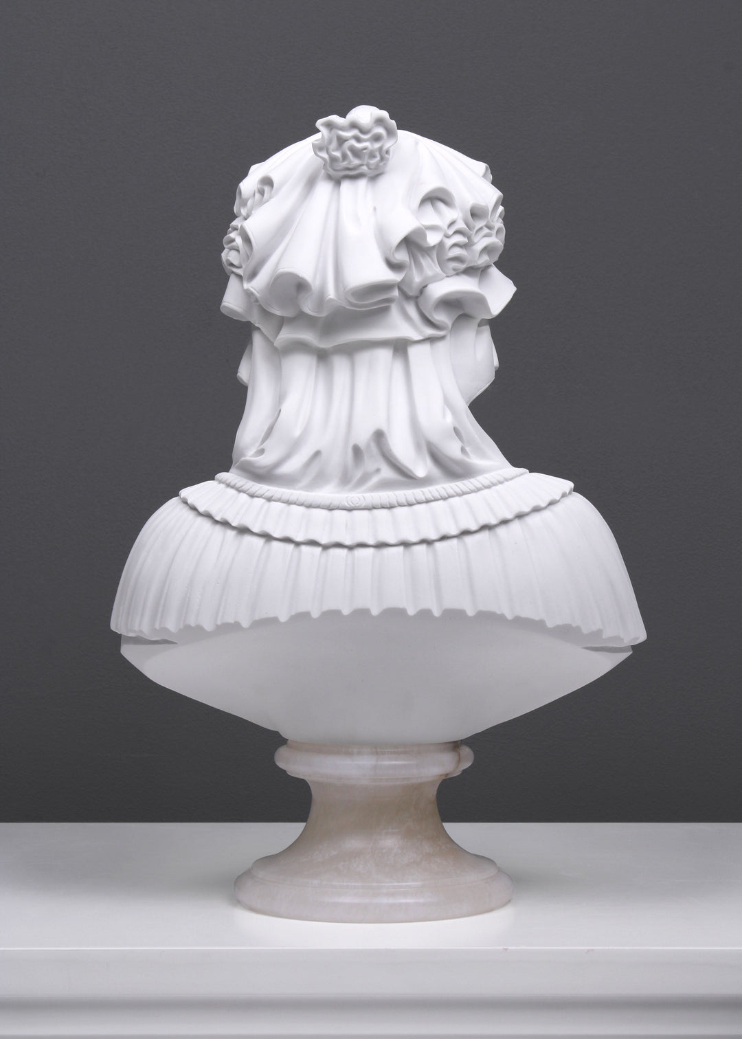 Verschleierte Jungfrau Büste Skulptur (Verschleierte Dame als Madonna di Lippi)