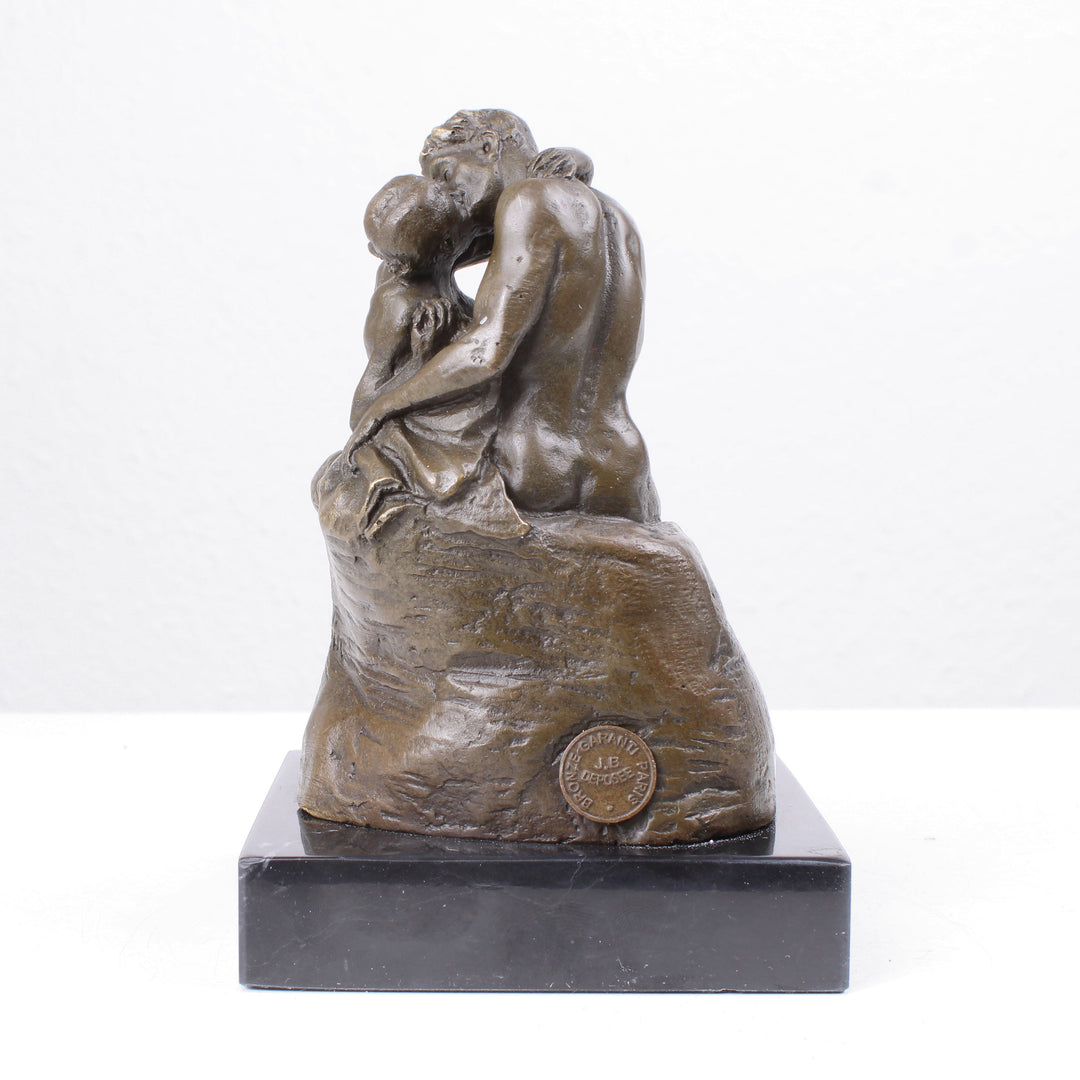 Die Liebenden – Skulptur nach Rodin (Bronze, Wachsguss)