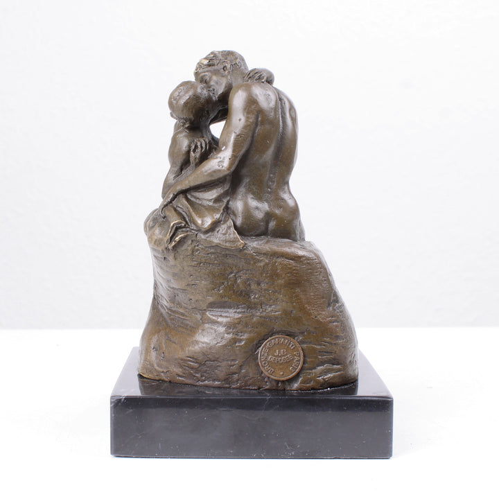 Die Liebenden – Skulptur nach Rodin (Bronze, Wachsguss)
