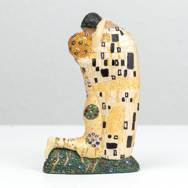 Der Kuss Skulptur von Klimt (Klein, Liebespaar Statue)