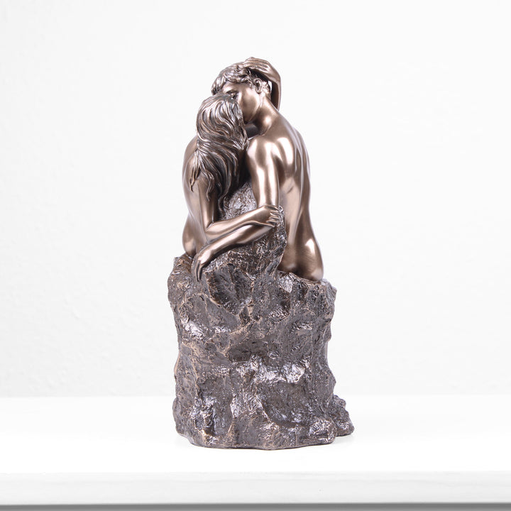 Der Kuss Skulptur von Rodin (Kaltguss-Bronze Statue)
