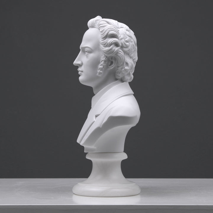 Chopin Büste Skulptur (Klein)