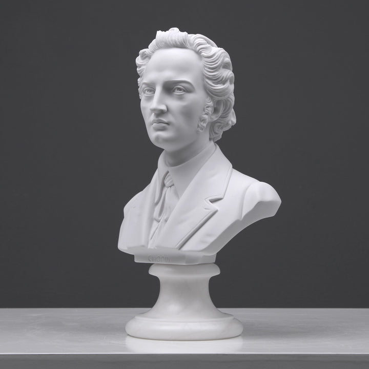 Chopin Büste Skulptur (Klein)