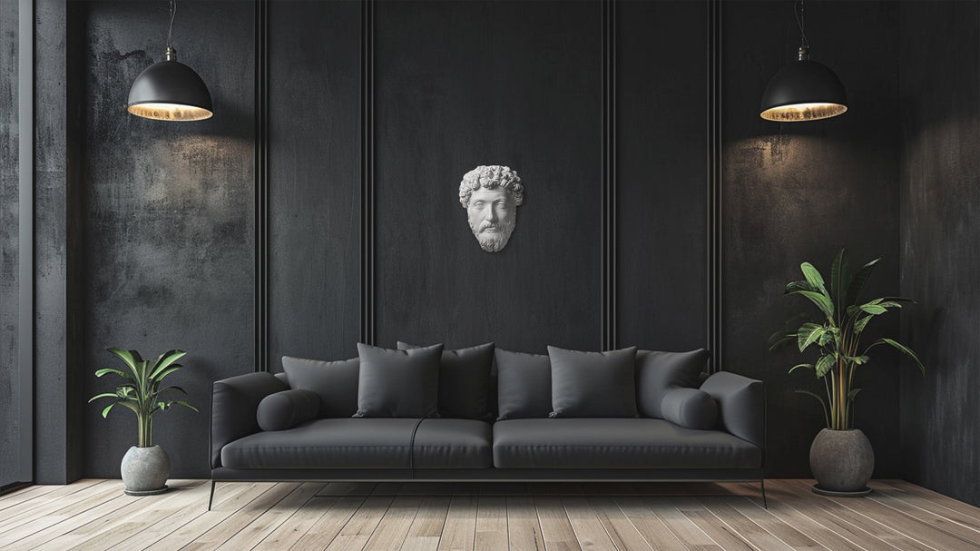 Marcus Aurelius Wandskulptur