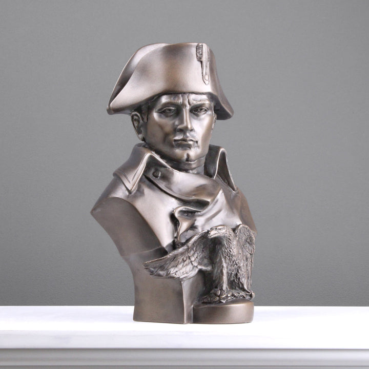 Napoleon mit Adler Büste (Bronze)