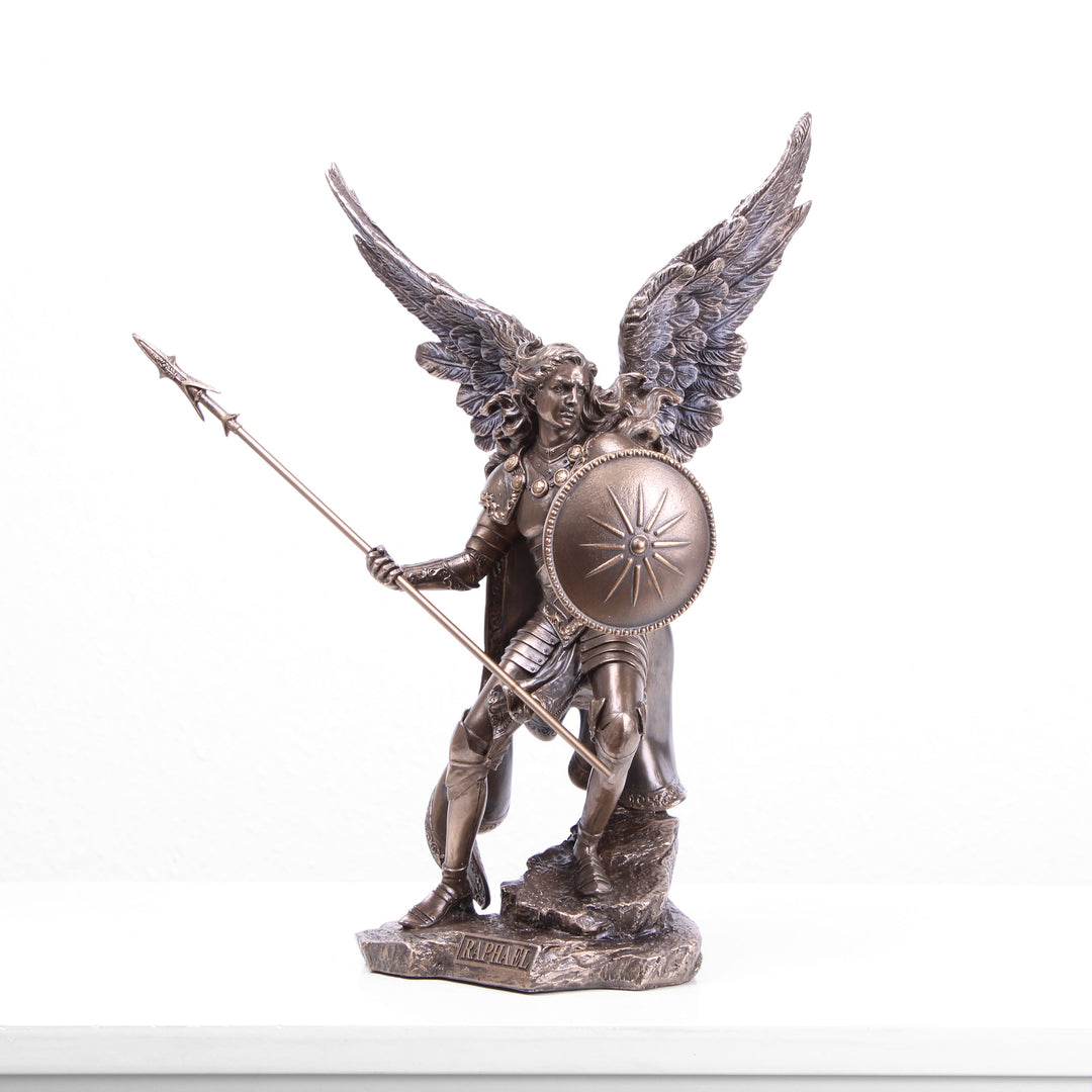 Erzengel Raphael Statue (Kaltguss-Bronze Skulptur)