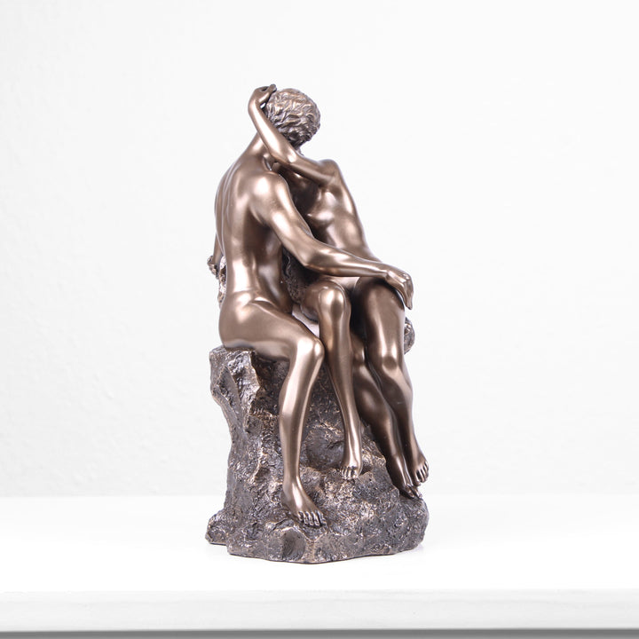 Der Kuss Skulptur von Rodin (Kaltguss-Bronze Statue)
