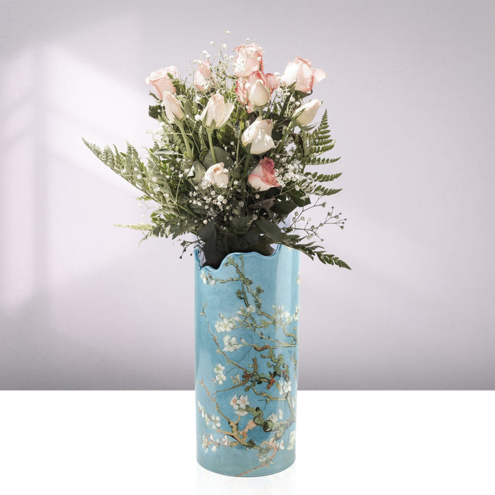 Keramikvase „Van Goghs Mandelbaumblüte“