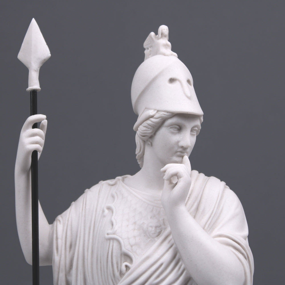 Athena Statue mit Speer Figur der Athena Giustiniani