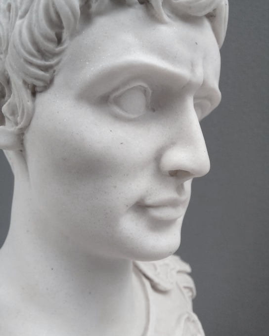 Augustus Caesar Büste als Centurio von Primaporta (Klein)