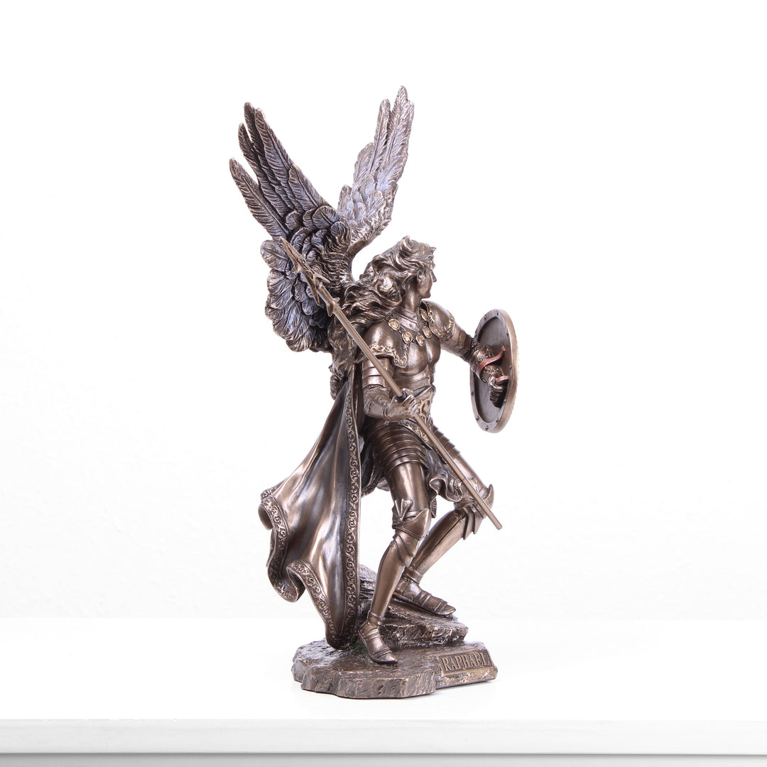 Erzengel Raphael Statue (Kaltguss-Bronze Skulptur)
