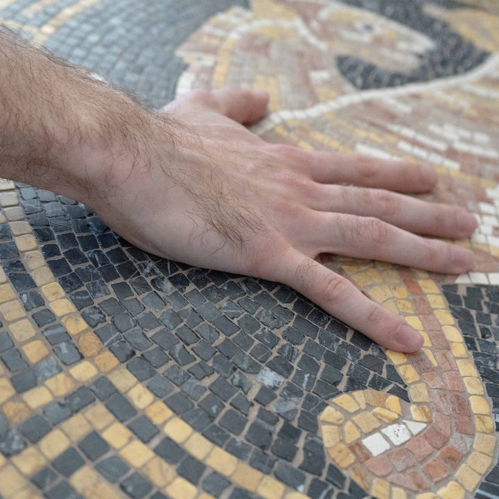 Geflügelter Löwe Marmor-Mosaik