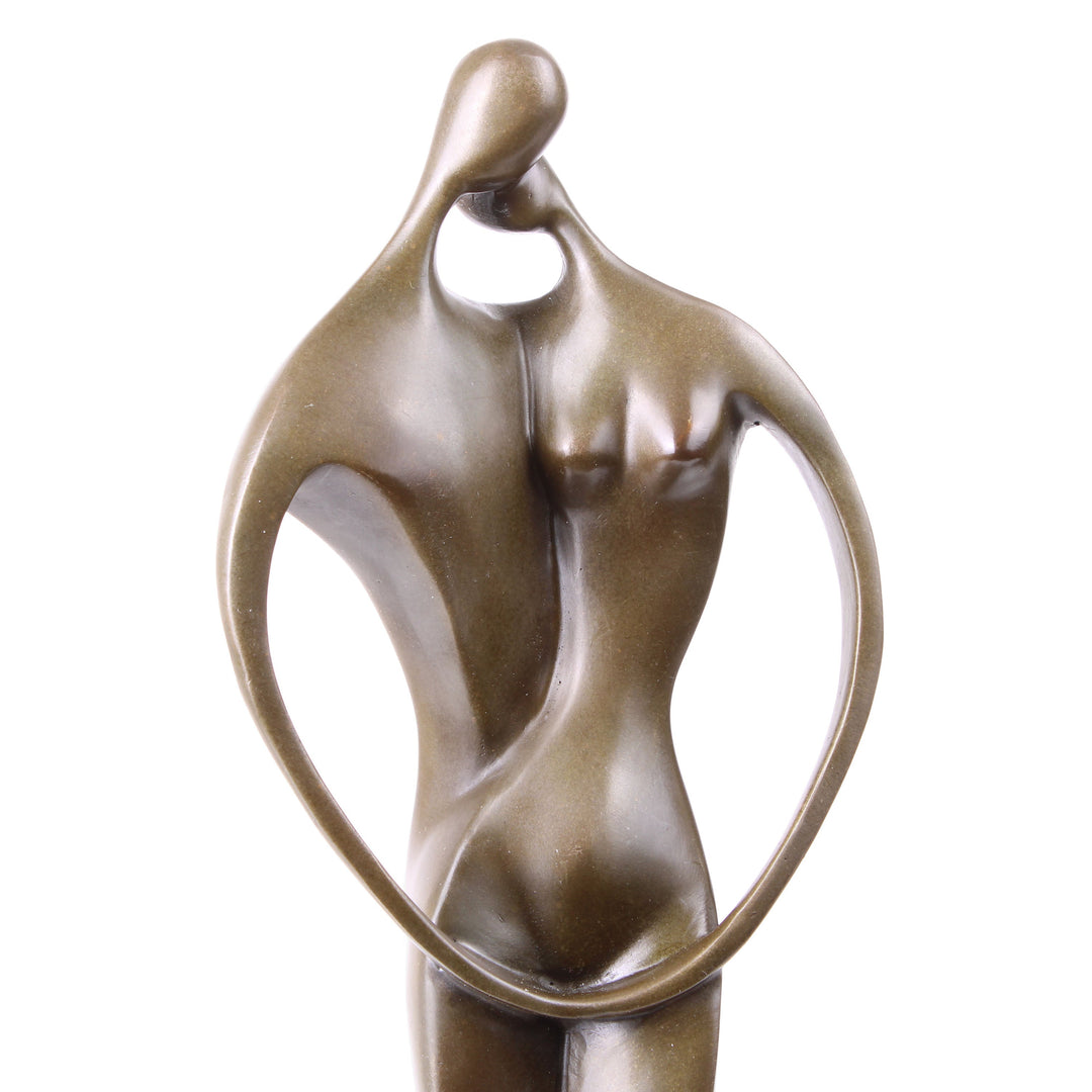 Liebespaar Skulptur (Bronze, Wachsguss)
