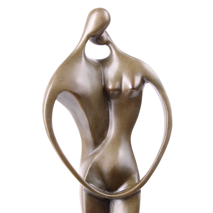 Liebespaar Skulptur (Bronze, Wachsguss)
