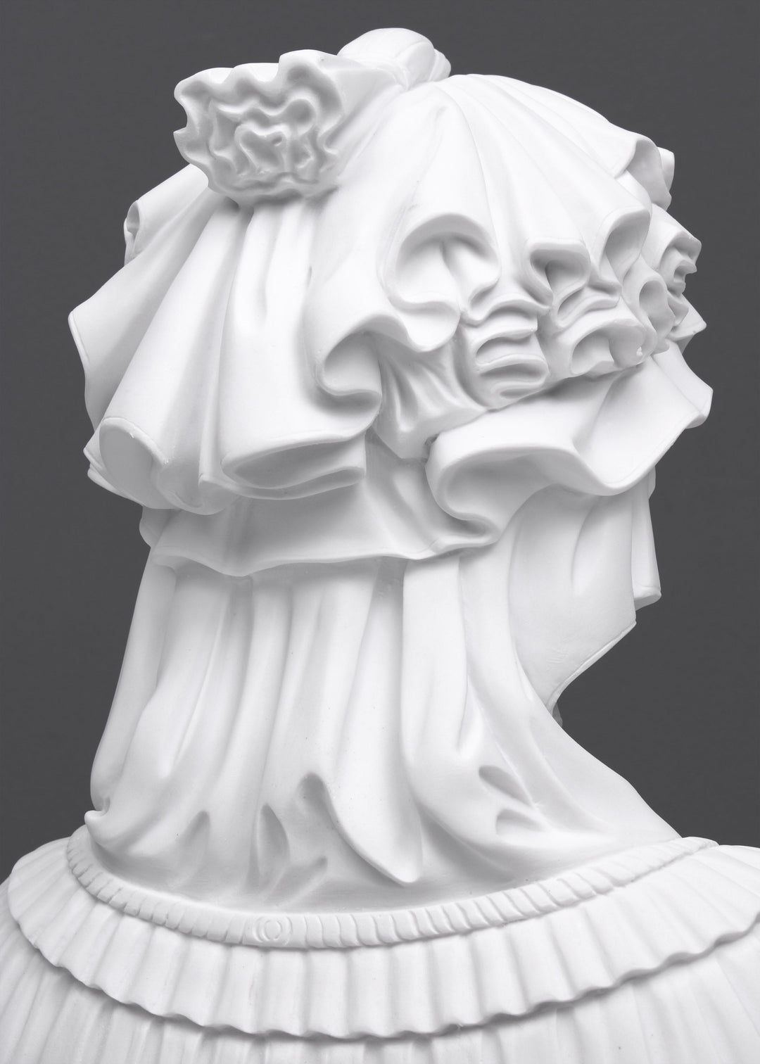 Verschleierte Jungfrau Büste Skulptur (Verschleierte Dame als Madonna di Lippi)