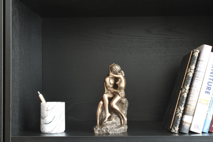 Der Kuss Skulptur von Rodin (Kaltguss-Bronze Statue)