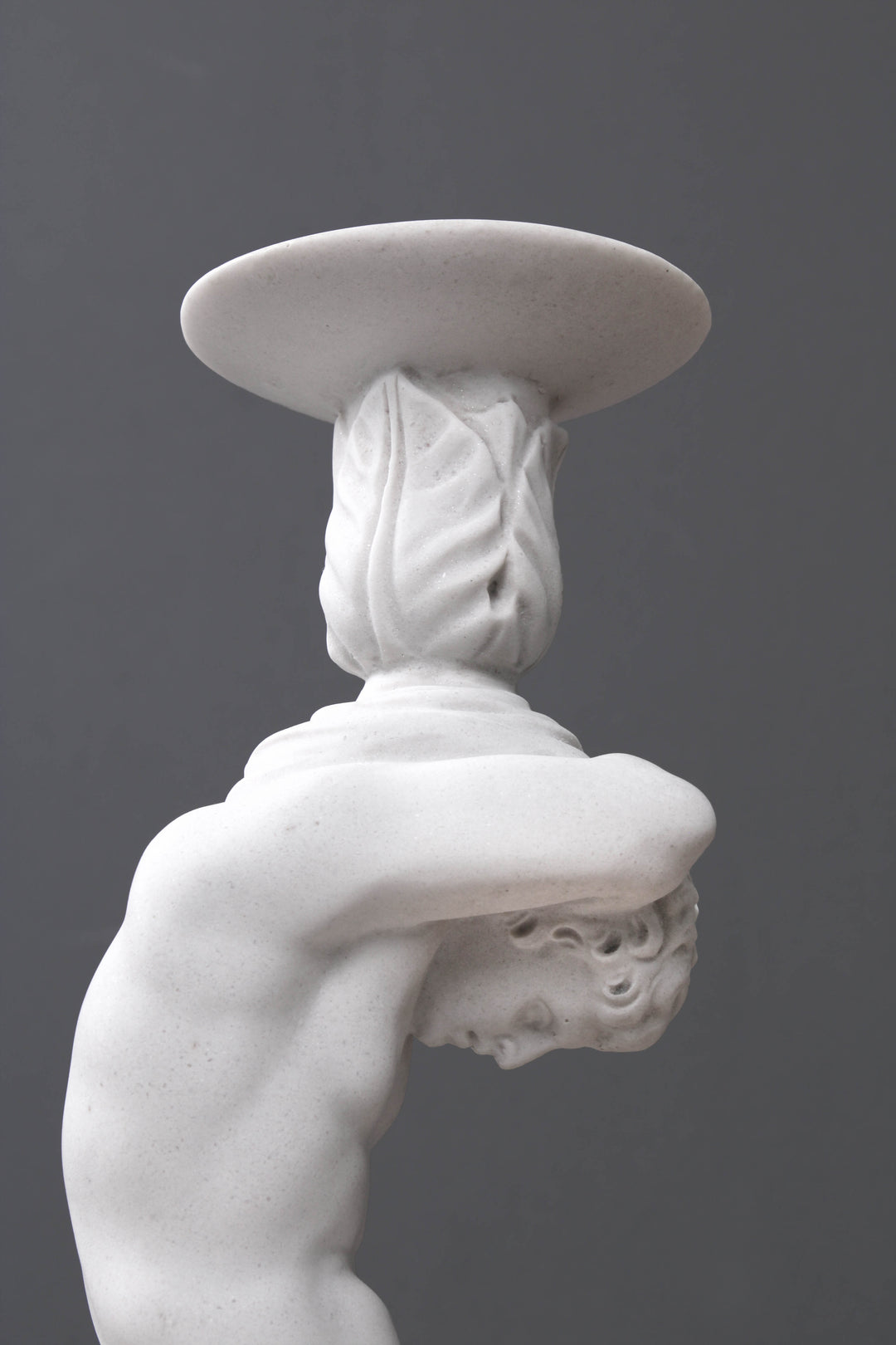 Atlas Kerzenhalter Statue im Paar (Klein)