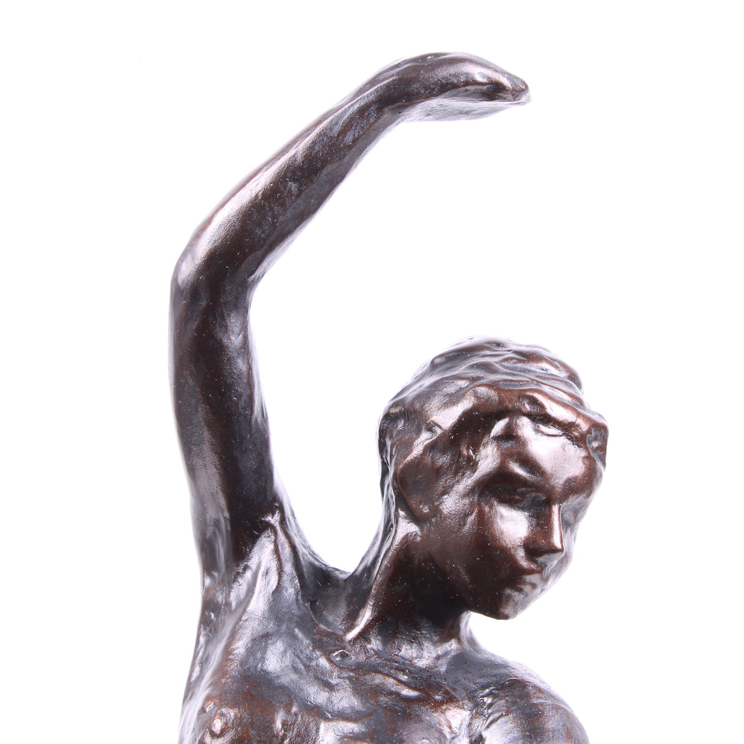 Spanischer Tanz Statue – Bronzierte Skulptur aus Kunstharz