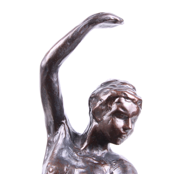 Spanischer Tanz Statue – Bronzierte Skulptur aus Kunstharz