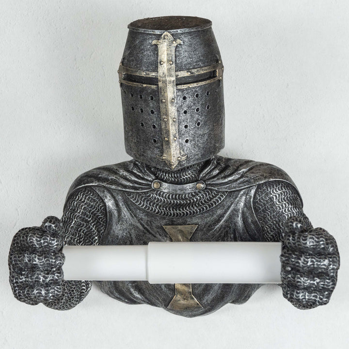 Templerritter Toilettenpapierhalter (Harz Skulptur)
