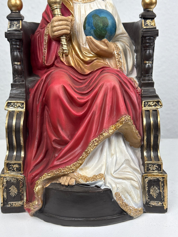 Christus Rex Skulptur – Jesus Statue Herr des Himmels und der Erde
