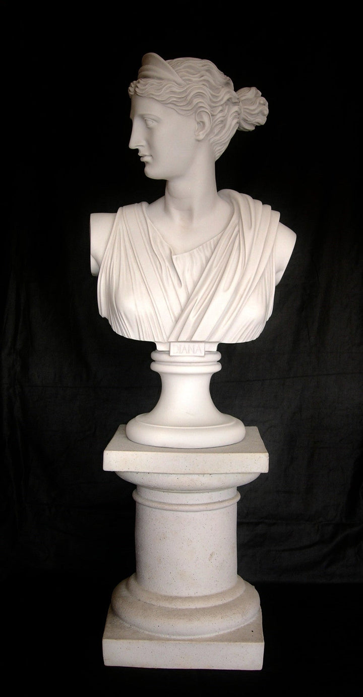 Kleine Marmorsäule für Statue