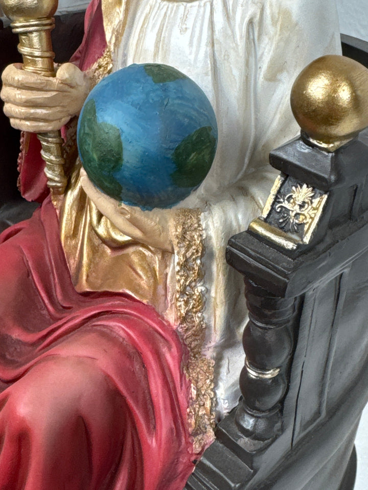 Christus Rex Skulptur – Jesus Statue Herr des Himmels und der Erde