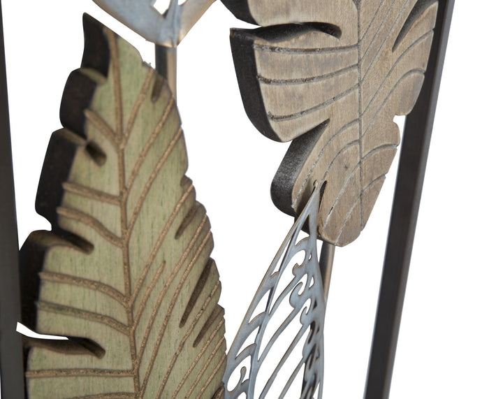 Metall Blatt Wanddekoration (Moderne Skulptur)